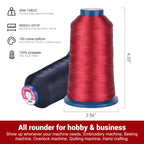 4000m 108D/2 40wt Polyester Thread-100-Brown