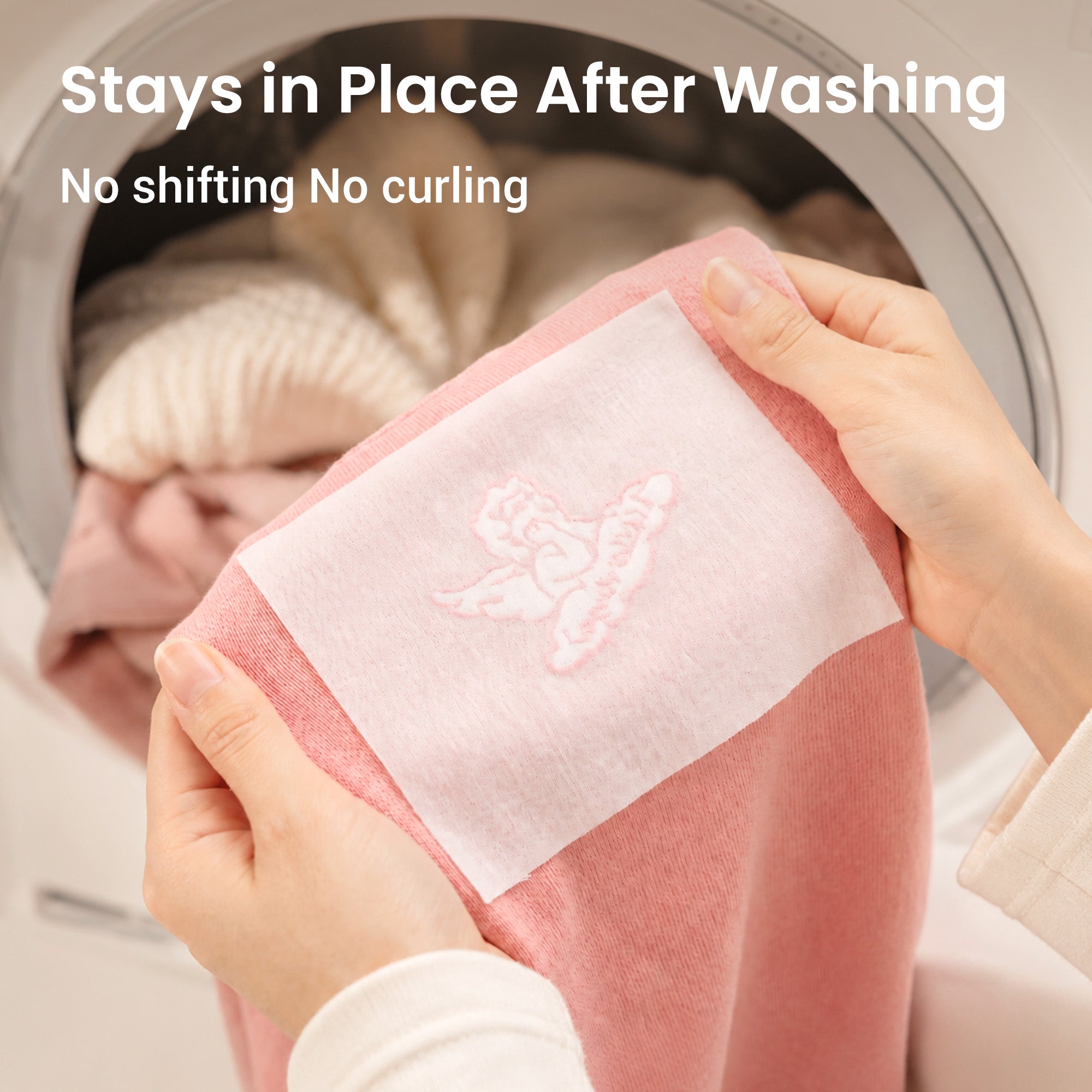 PooLin Soft Stitch Cover Heat Fusible Skin-Friendly Lightweight Embroidery Backing Stabilizer