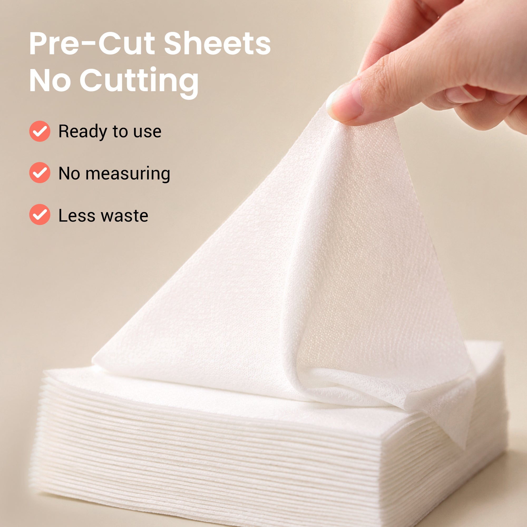PooLin Soft Stitch Cover Heat Fusible Skin-Friendly Lightweight Embroidery Backing Stabilizer