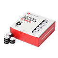 Prewound Embroidery Bobbins – Style L, 70D/2 (60WT), Black, Paper Sides, 144 Pcs