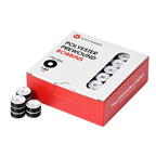 Prewound Embroidery Bobbins – Style L, 75D/2 (60WT), Black, Paper Sides, 144 Pcs