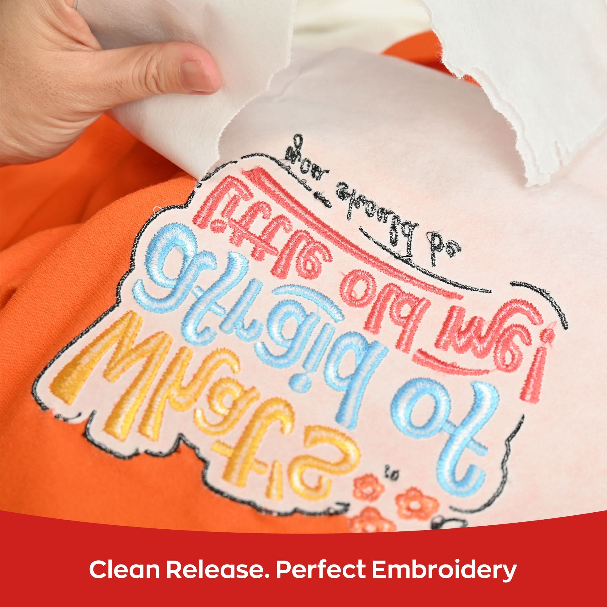 Tear Away Embroidery Machine Stabilizer Backing Roll Package 2.0oz 12in*50Yards*1pc