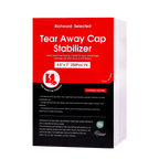 PooLin Tear Away Cap Embroidery Backing Stabilizer Sheets 3.2oz 4.5in x 7in 250pcs