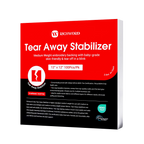 PooLin Tear Away Embroidery Backing Stabilizer Sheets 2.0oz 12in x 12in 100pcs