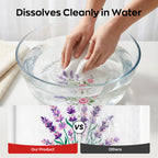PooLin Printable Water Soluble Stabilizer Paper 8.5" x 11" Sticky & Wash-Away Embroidery Backing 15 Sheets for Machine & Hand Embroidery