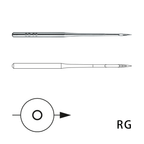 GROZ DB×K5 RG Nm80/12 Round Shank Embroidery Needle for Industrial Embroidery Machine 10packs