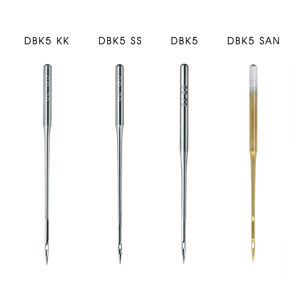 GROZ DB×K5 RG Nm70/10 Round Shank Embroidery Needle for Industrial Embroidery Machine 10packs