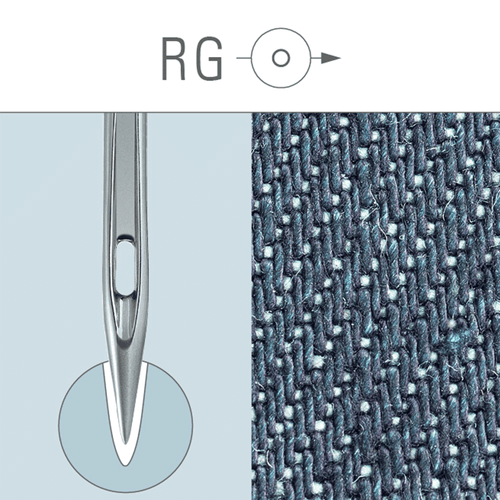 GROZ DB×K5 SAN1  RG Nm75/11 Round Shank Embroidery Needle for Industrial Embroidery Machine 10packs