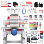 PooLin EOV 15-Needle Commercial Embroidery Machine Built for Hats. Made for More.