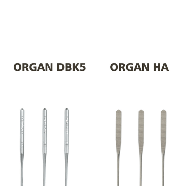 ORGAN HAx1 Nm75/11 FLAT SHANK Embroidery Needle  for Homeuse embroidery and sewing machine (including PooLin EOC series) 20packs