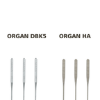 ORGAN HAx1  Nm90/14 FLAT SHANK  Embroidery Needle for Homeuse embroidery and sewing machine (including PooLin EOC series) 20packs