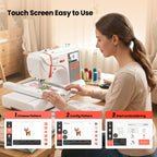 PooLin EOC03 Affordable Entry-Level Automatic Embroidery Machine for Beginners